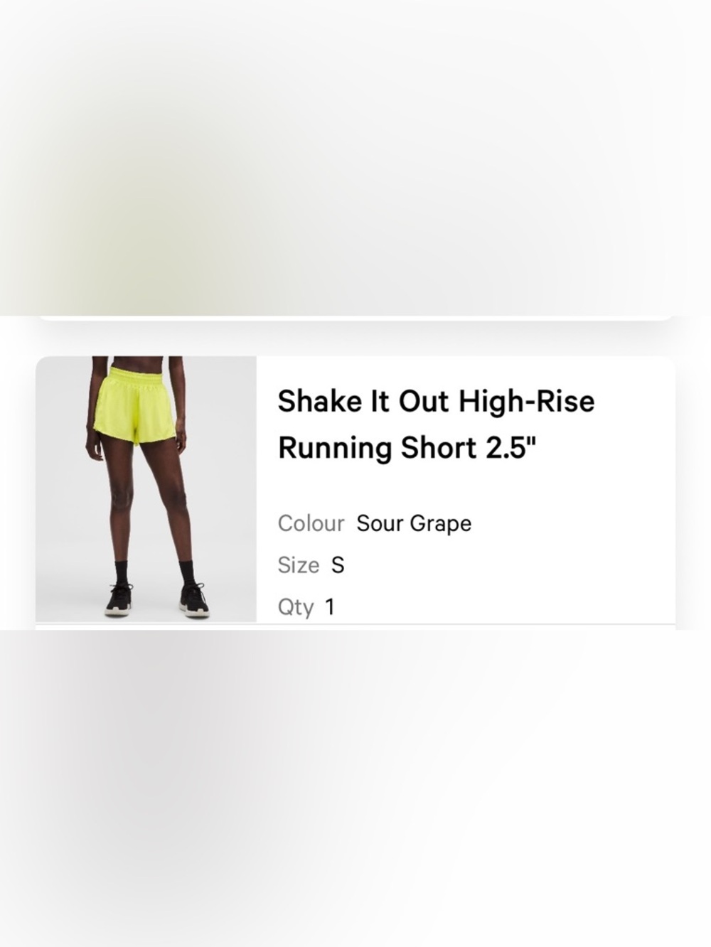 Shake It Out High-Rise Running Short 2.5" - sour grape